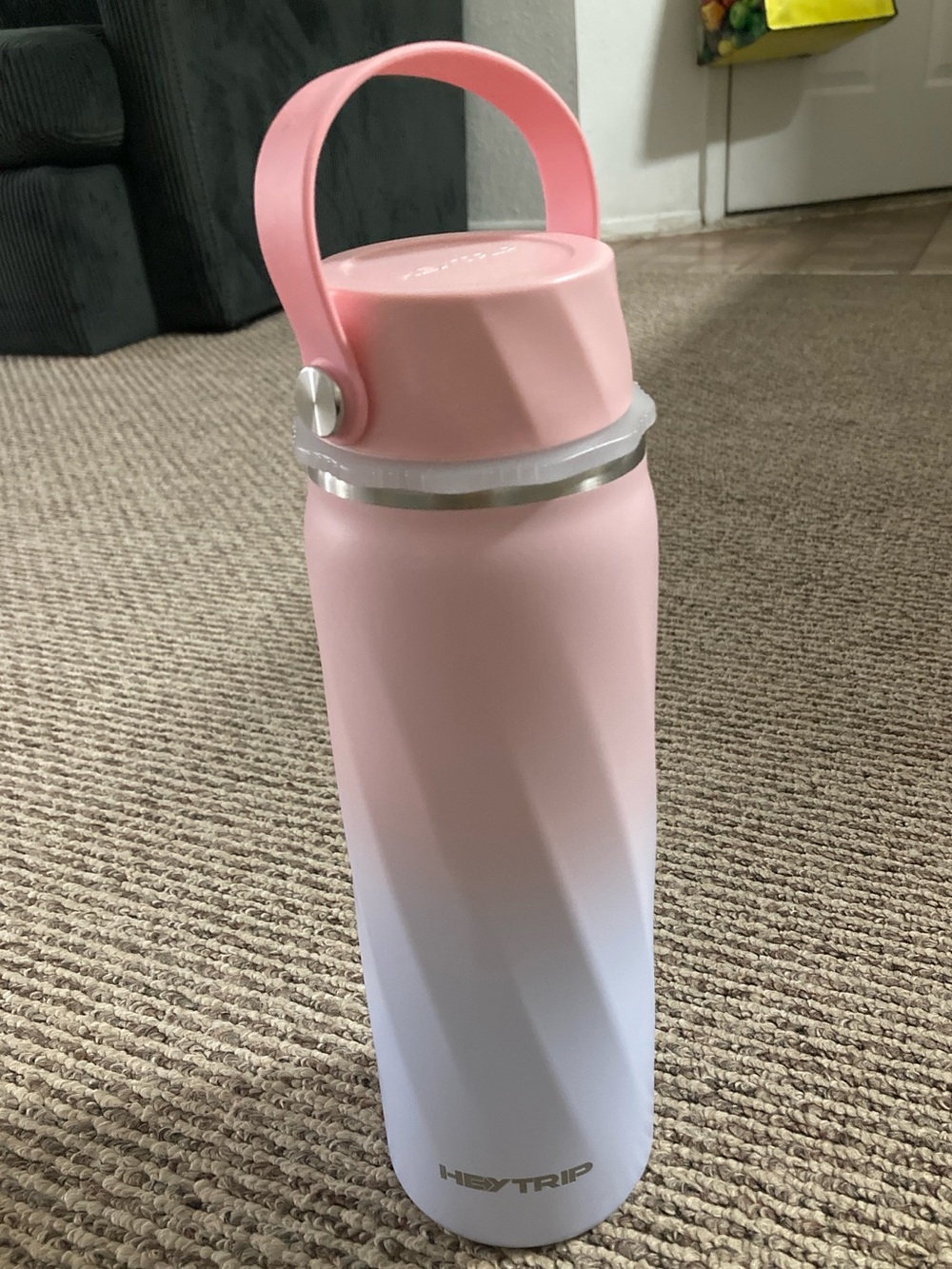 HEYTRIP 20oz Portable Breastmilk Cooler Bottle for Outdoor, Rosy Azure